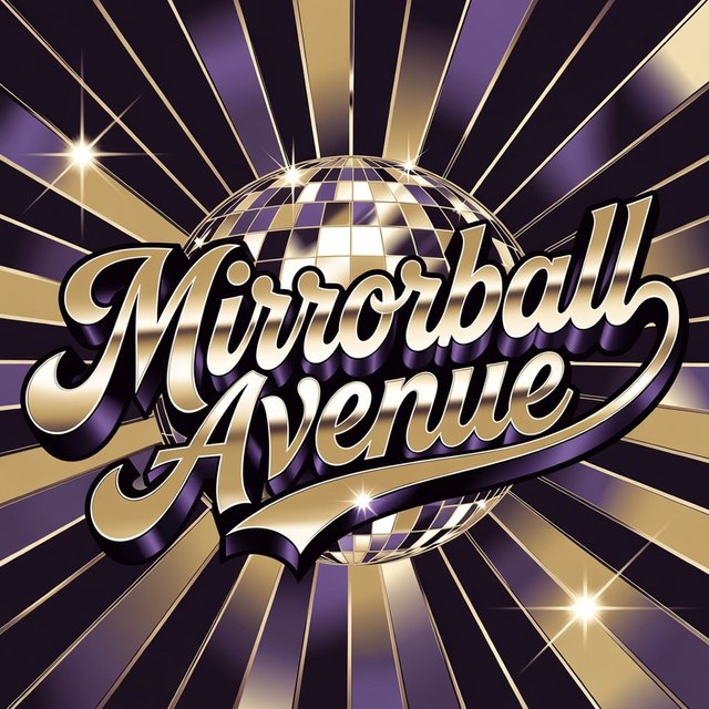 Disco band logo made in Brand Studio, option 1
