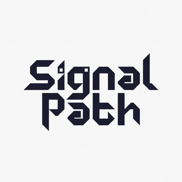 Electronic band logo made in Brand Studio