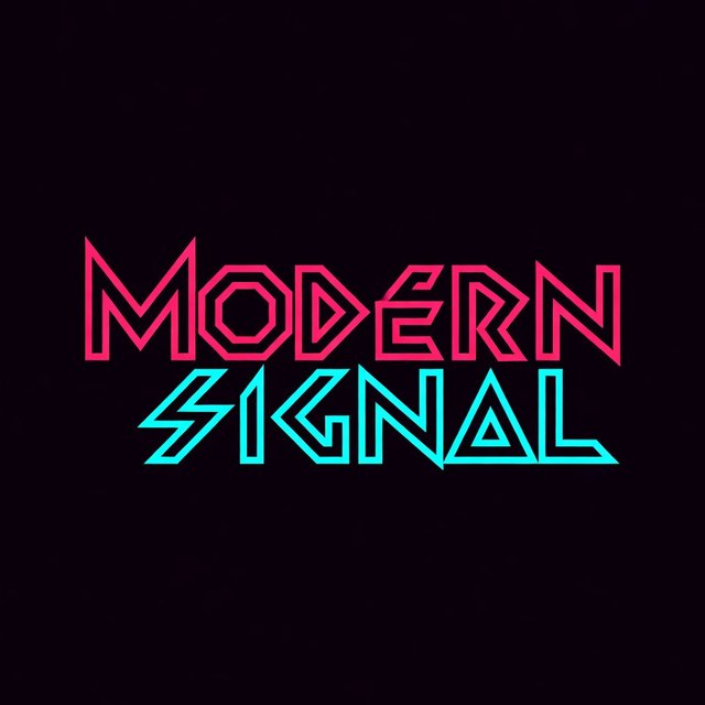 New Wave band logo made in Brand Studio, option 1