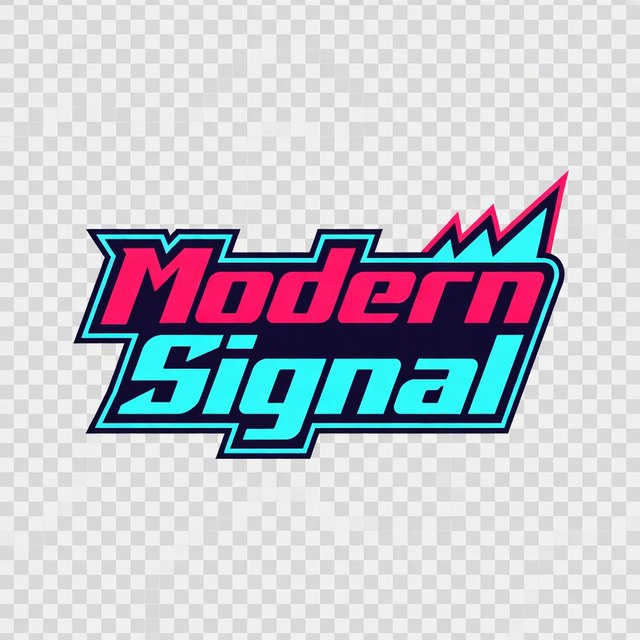 New Wave band logo made in Brand Studio