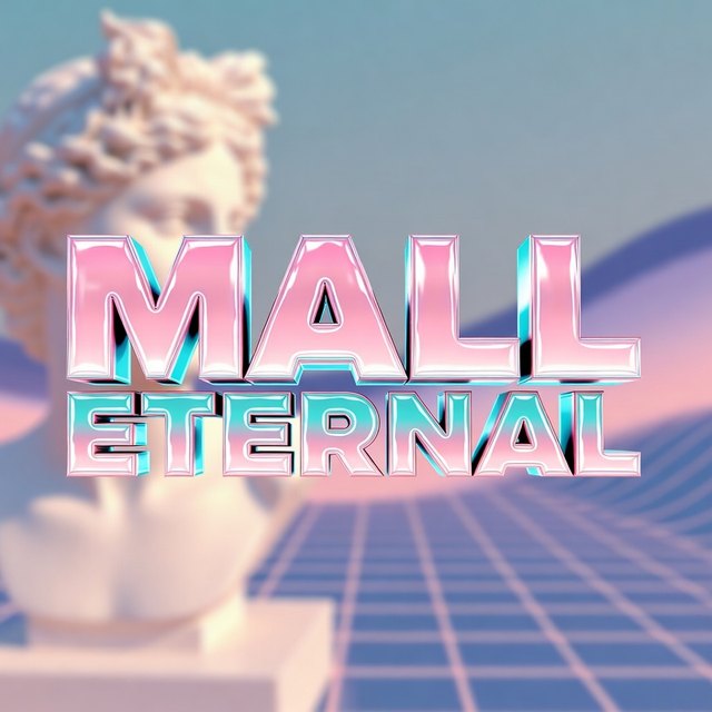Vaporwave band logo made in Brand Studio